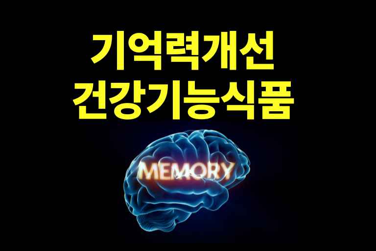 기억력 개선 건강기능식품