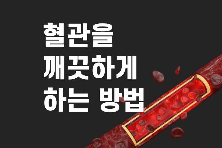 혈관을 깨끗하게 하는 방법